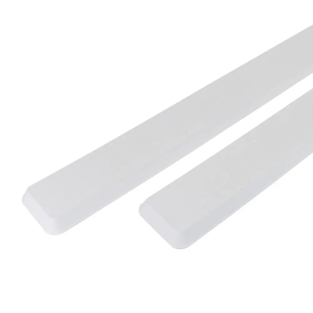 SeaDek Cockpit Coaming Bolster Set (2) - 4 Inch x 39 Inch, White with Brushed Texture