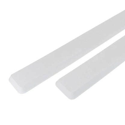 SeaDek Cockpit Coaming Bolster Set (2) - 4 Inch x 39 Inch, White with Brushed Texture