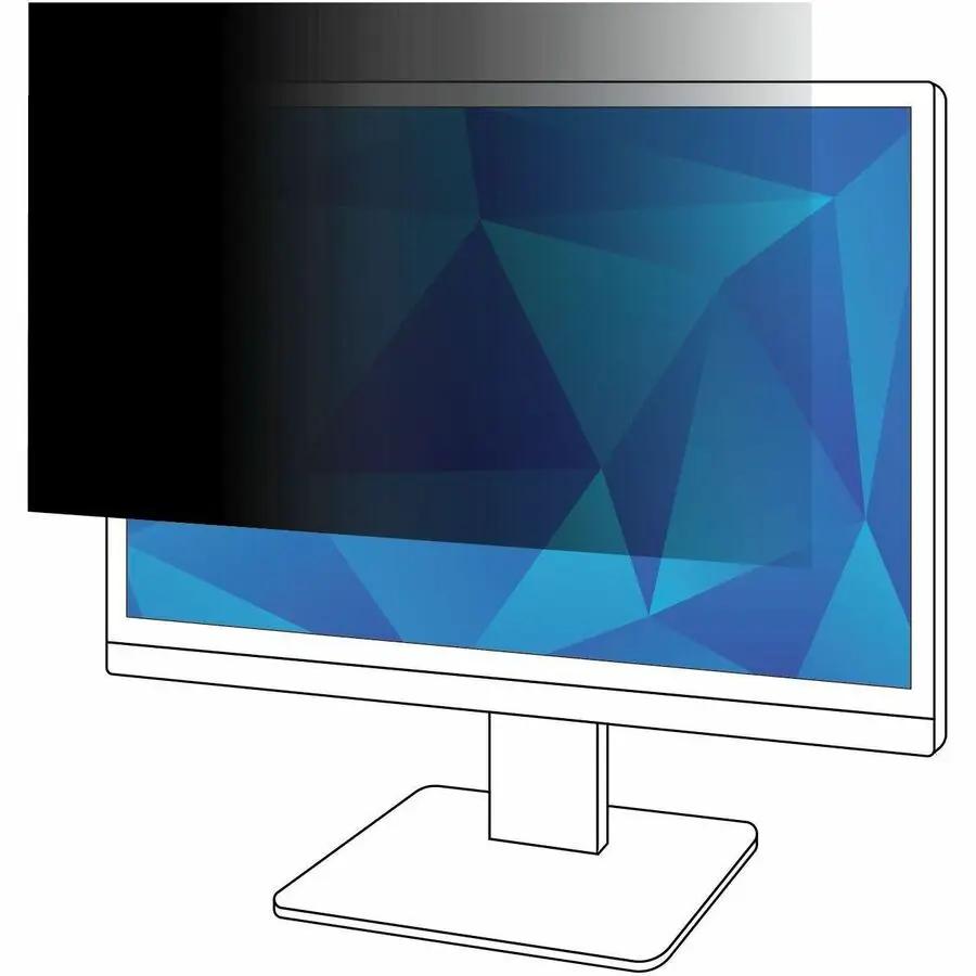 3M Privacy Filter for 18.5-inch Monitor, 16:9 - Matte Black PF185W9B by 3M