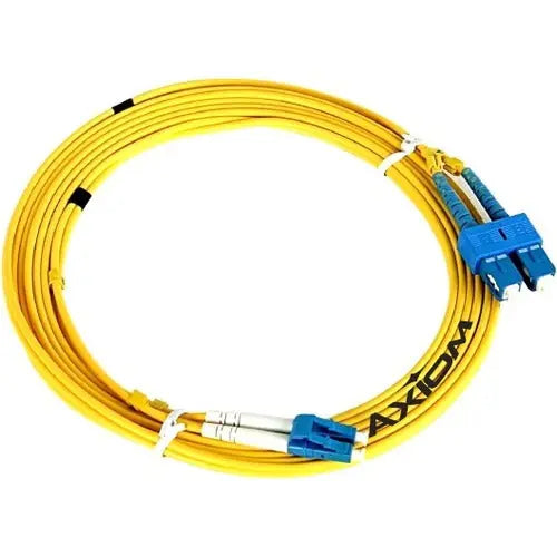 Accortec Fiber Optic Duplex Network Cable - 5M Yellow LC Male Connector