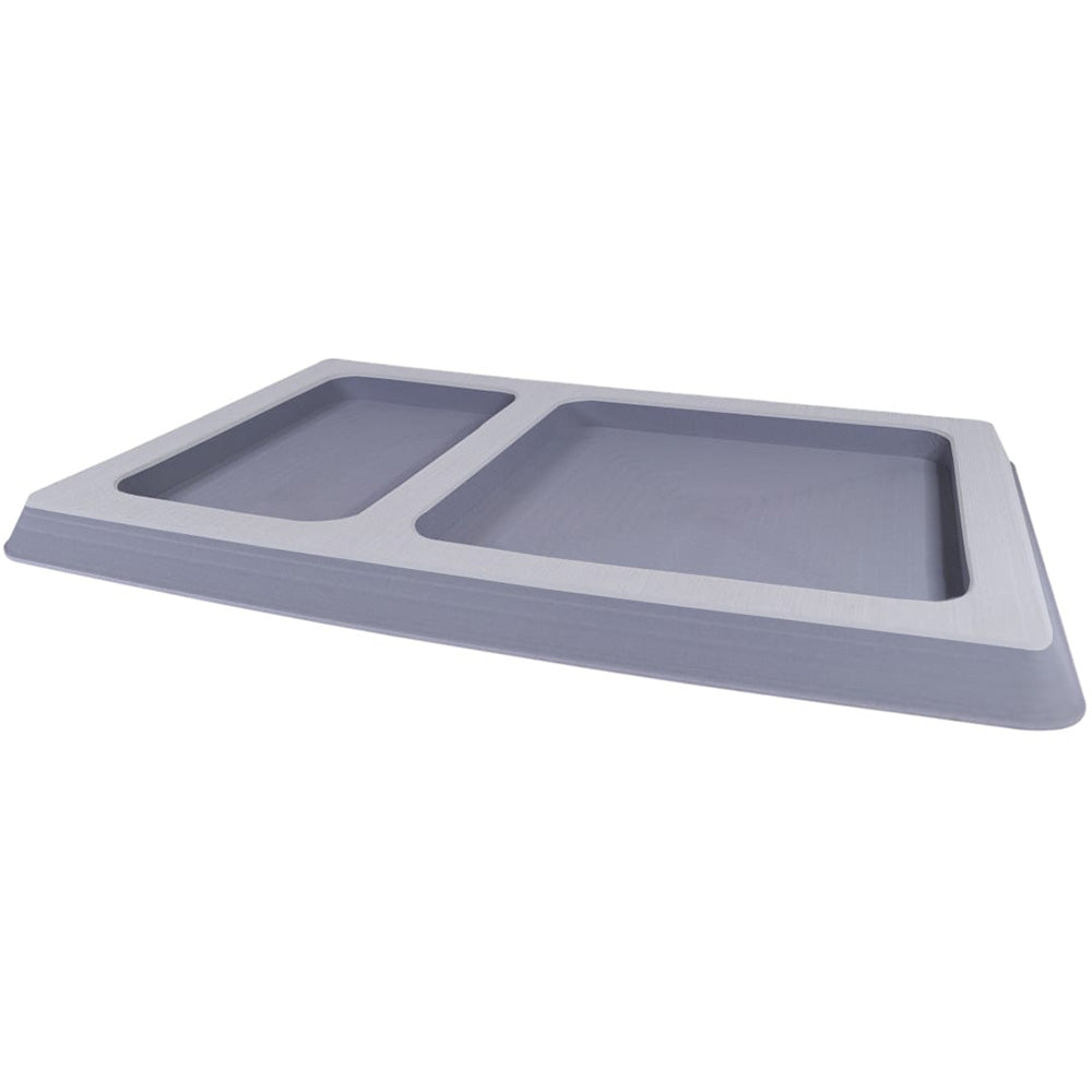 SeaDek Combo Dash Pocket - Cool Gray/Storm Grey for Enhanced Dashboard Storage