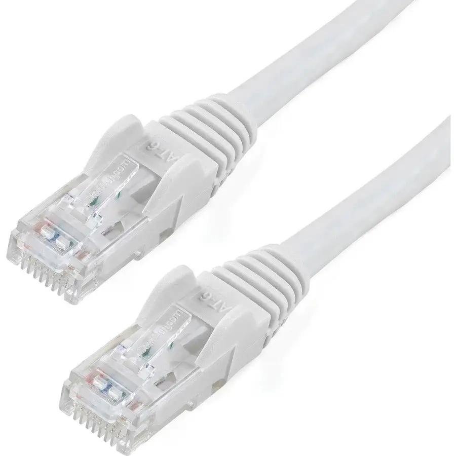 StarTech.com 30ft Cat6 Ethernet Cable - White Snagless Gigabit Network Patch Cord with 100W PoE Support by StarTech.com