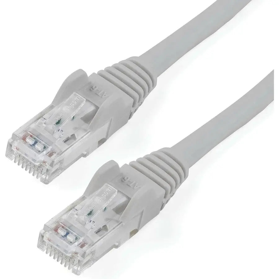 StarTech.com 6-Inch Gray Cat6 Ethernet Patch Cable – Snagless Gigabit UTP with 24 AWG Copper for Reliable Network Connections