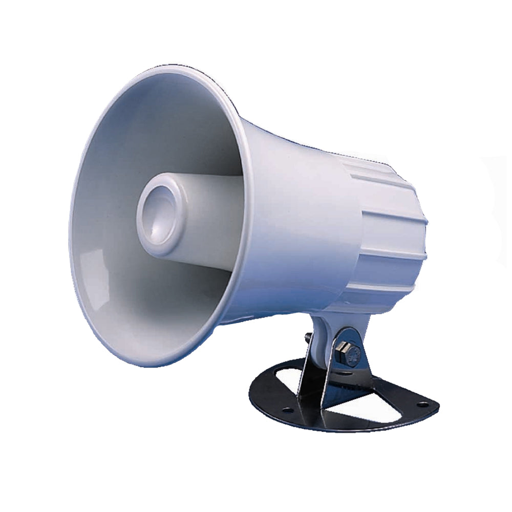 Standard Horizon 5-inch Round Hailer/PA Horn - White (Part Number: 220SW)