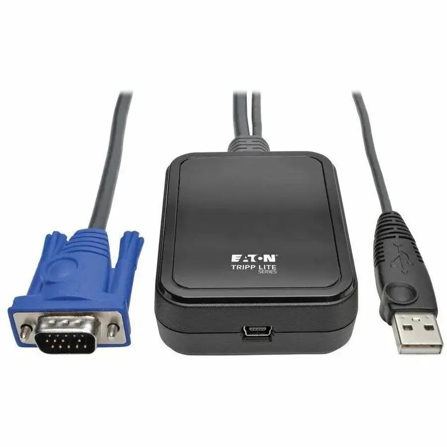 Eaton Tripp Lite Series B032-VU1 Portable KVM Console to USB 2.0 Adapter for Laptop Crash Cart by Eaton Corporation