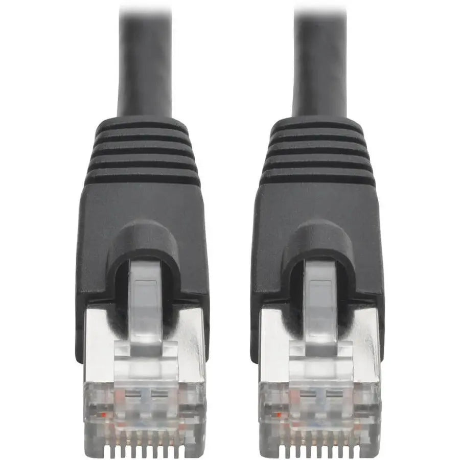 Eaton Tripp Lite Series Cat6a 10G Snagless Shielded STP Ethernet Cable (RJ45 M/M), 1 ft. Black