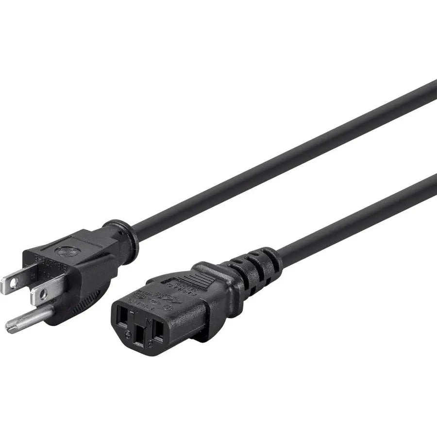 Monoprice Standard Power Cord with NEMA 5-15P to IEC 60320 C13 Connector, 25 ft