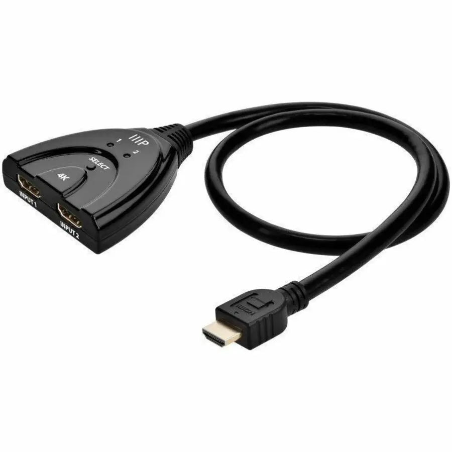 Monoprice Blackbird 4K60 2x1 HDMI Video Switch with Pigtail Adapter