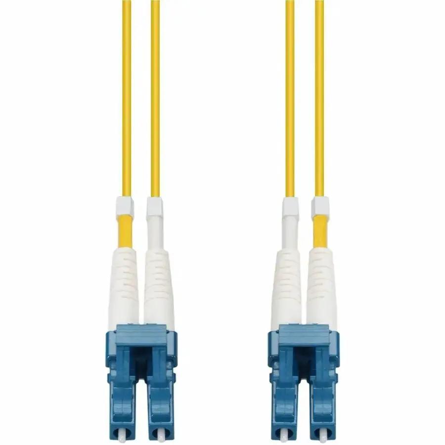 AddOn 2m LC to LC Yellow OS2 Duplex Fiber Patch Cable - Riser-Rated, OFNR, Indoor Use by ADDON