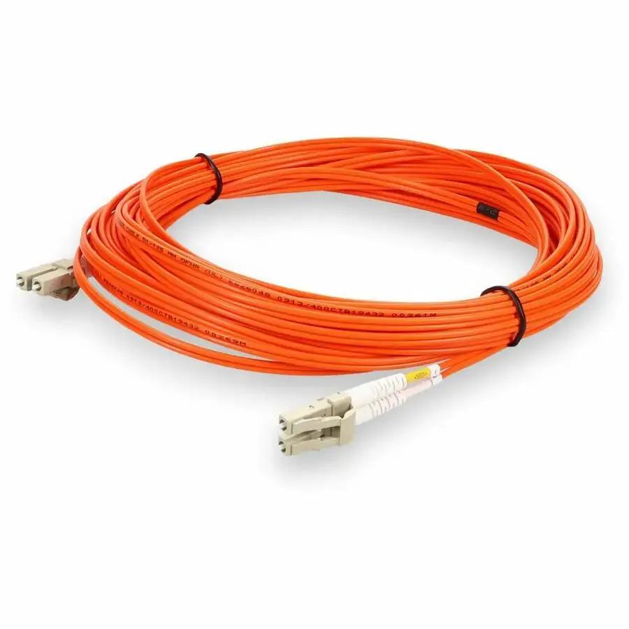 AddOn 2m LC (Male) to LC (Male) Orange OM2 Duplex Riser Fiber Patch Cable by AddOn