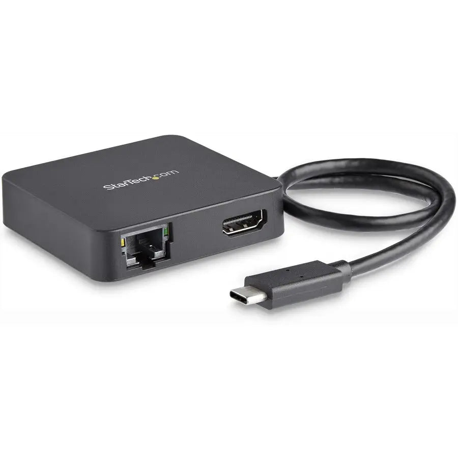 StarTech.com DKT30CHD USB-C Multiport Adapter with 4K HDMI, Gigabit Ethernet, and USB 3.0 Hub for Laptops and Tablets