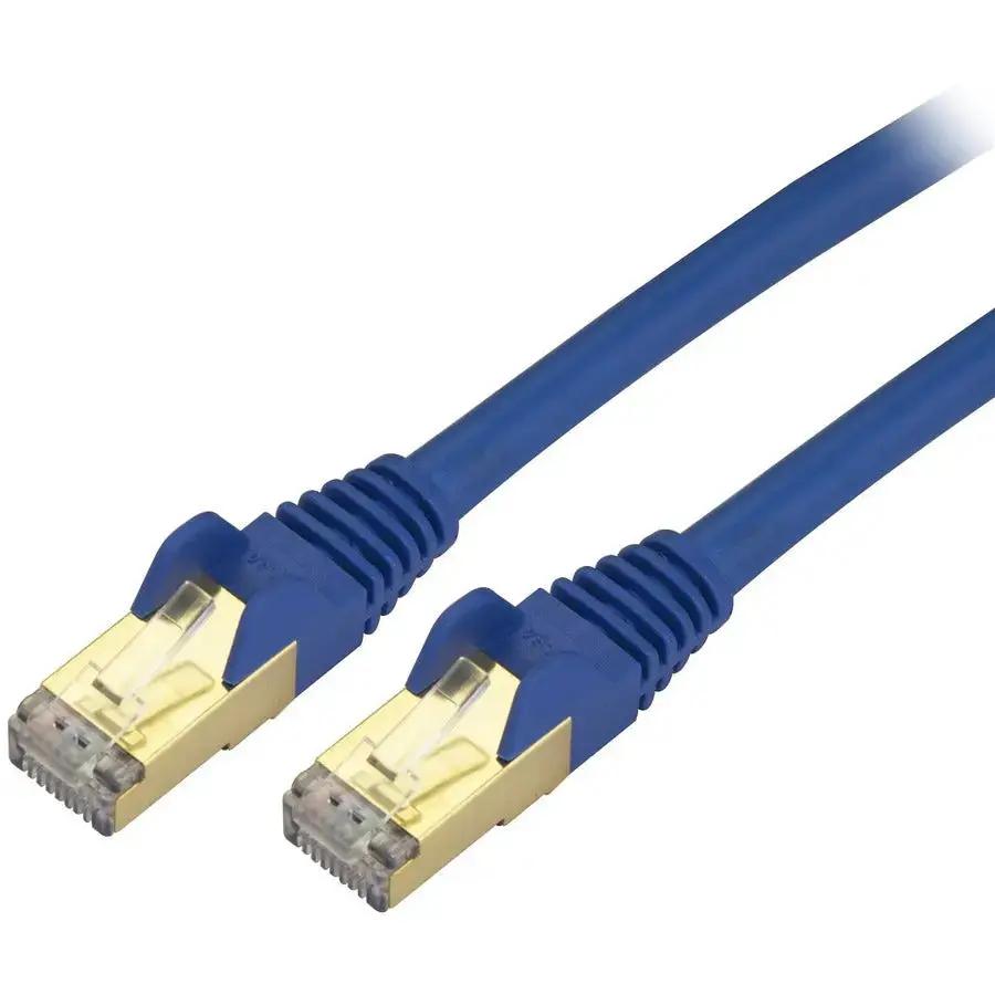 StarTech.com C6ASPAT9BL 9 ft Blue Shielded Cat6a Ethernet Patch Cable for 10Gb Networks by STARTECH.COM