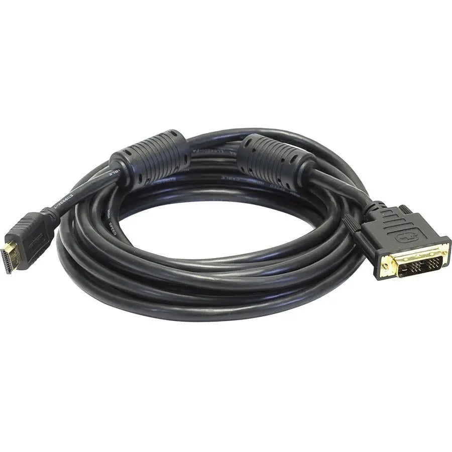 Monoprice 15ft HDMI to DVI Adapter Cable with Ferrite Cores – 28AWG Standard Video Cable