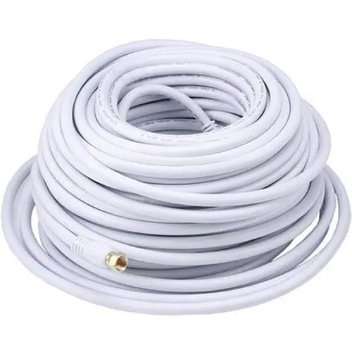 Monoprice Antenna Cable with F-Type Male Connector – White, Model 4062