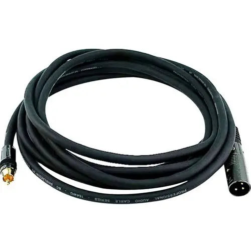 Monoprice Premier Series 15ft XLR Male to RCA Male Audio Cable with Gold Plated Connectors