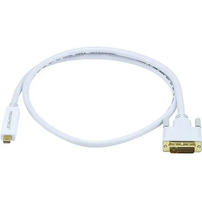 Monoprice 3ft Mini DisplayPort to DVI Cable - White, Model 5998