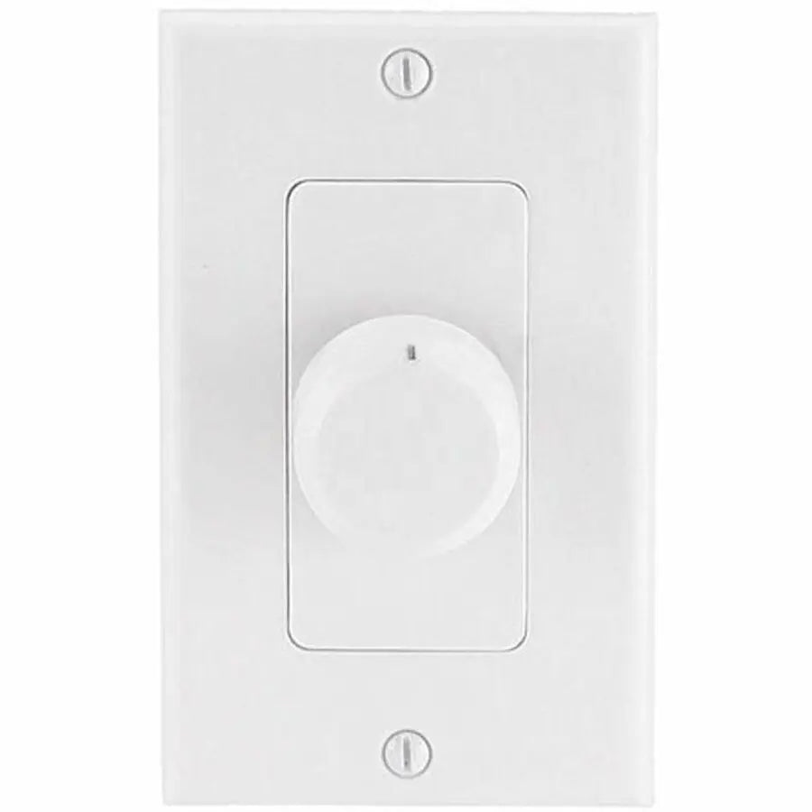 Monoprice Speaker Volume Controller RMS 75W Rotary Wall Plate - White