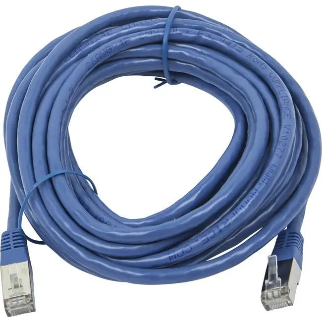 Monoprice Entegrade Cat.6a STP Network Cable, 20 ft Blue - Shielded Ethernet Cable for Reliable Data Transmission