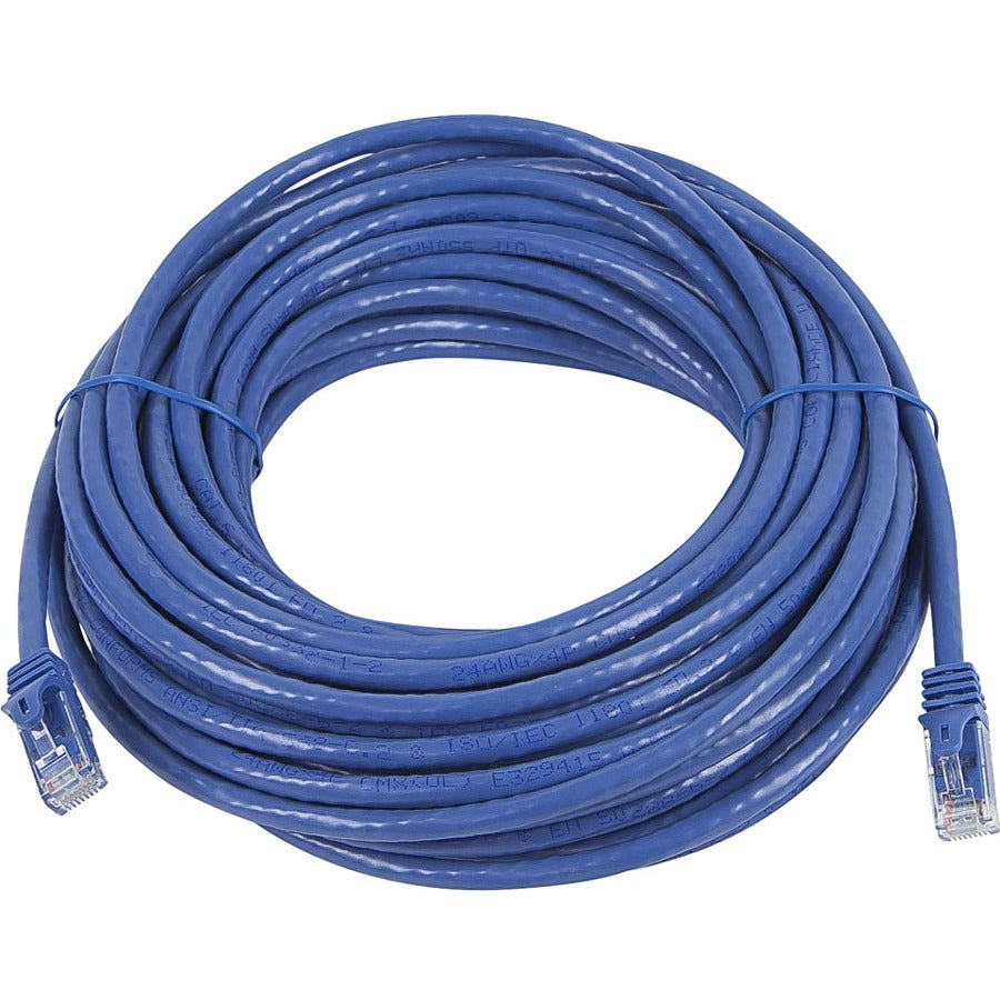 Monoprice FLEXboot Series Cat5e 50ft Blue UTP Ethernet Network Patch Cable (Part 11341)
