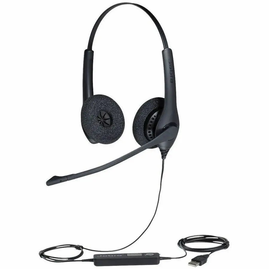 Jabra Biz 1500 Headset – Comfortable Over-Ear Design with Noise Cancellation and Clear Audio for PC Telephone Use