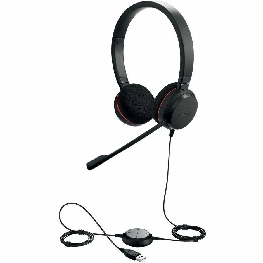 Jabra Evolve 20 Headset with Call Control and Dual USB Compatibility