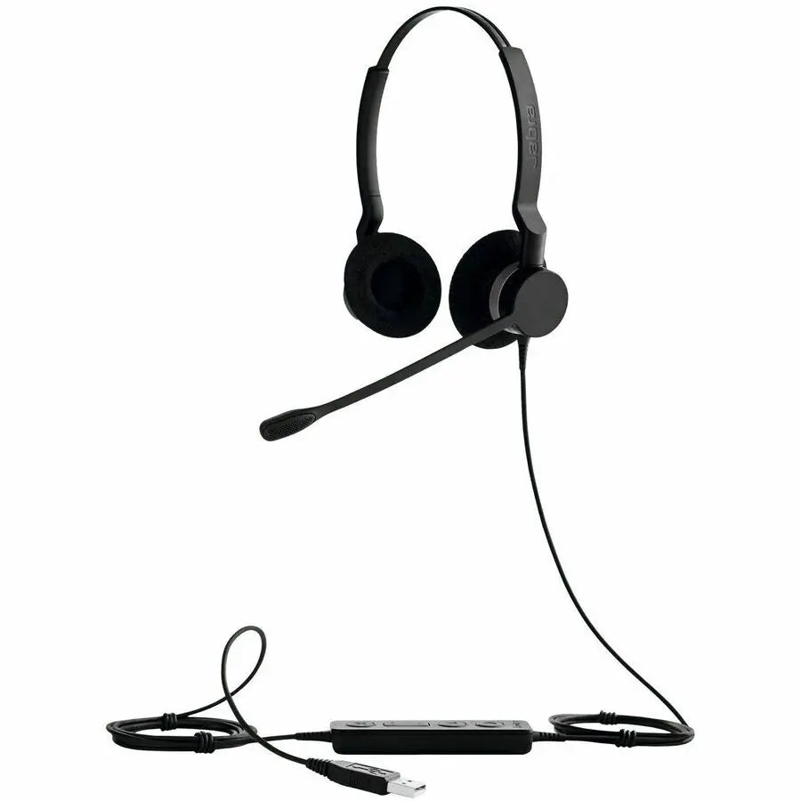 Jabra BIZ 2300 Headset – Noise-Canceling Over-Ear Communication Solution with Clear Audio for Windows PCs
