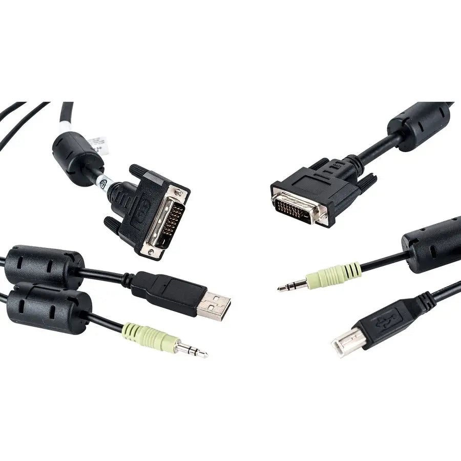 Vertiv AVOCENT CBL0151 10 ft. USB Keyboard, Mouse & DVI-D KVM Cable with Audio
