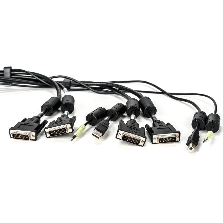 Vertiv AVOCENT 10 ft. USB Keyboard, Mouse & Dual Head DVI-D KVM Cable (Part CBL0153)