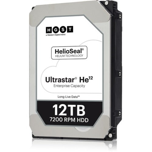 Western Digital Ultrastar He12 HUH721212AL5200 12TB 3.5-Inch Enterprise Hard Drive with SAS Interface