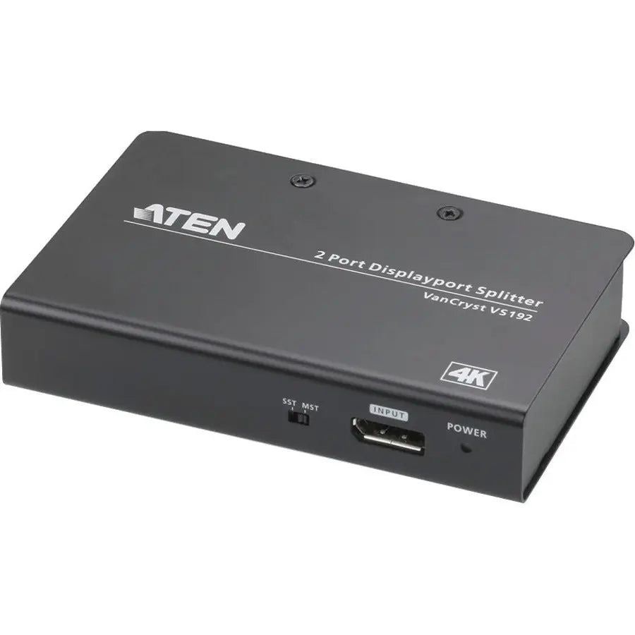 ATEN Technology VS192 2-Port 4K DisplayPort Splitter for Multi-Display Solutions