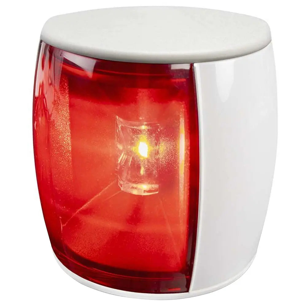 Hella Marine NaviLED PRO Port Navigation Lamp with White Shroud and Red Lens - 3 Nautical Miles Visibility