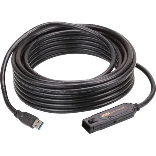 ATEN 10m USB 3.1 Gen1 Extender Cable - High-Speed Data Transmission with Daisy-Chain Support