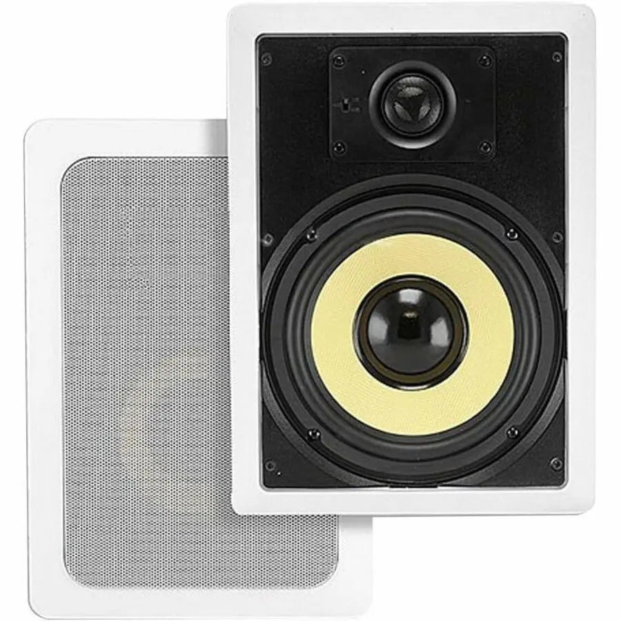 Monoprice Caliber 4101 8-inch In-Wall 2-Way Speaker Pair for Home Theater and Whole-Home Audio