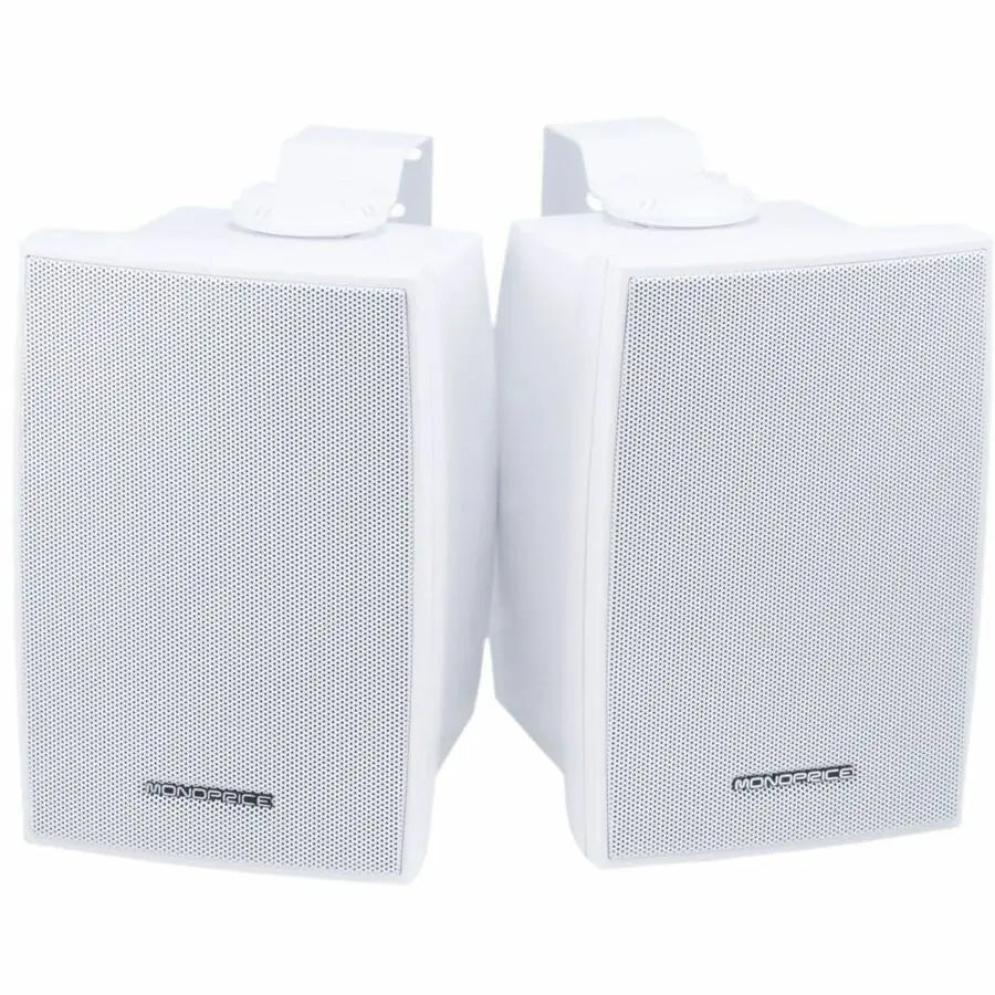 Monoprice 6971 5.25-inch Indoor/Outdoor Weatherproof 2-Way Speakers - White