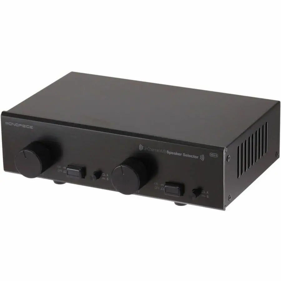 Monoprice MSV-2 Dual-Source 2-Zone Speaker Selector for Whole House Audio Distribution