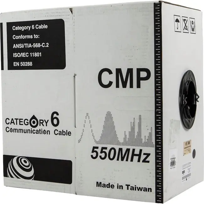 Monoprice Cat. 6 UTP Network Cable – 1000ft Bulk Ethernet Cable for Reliable Data Transmission