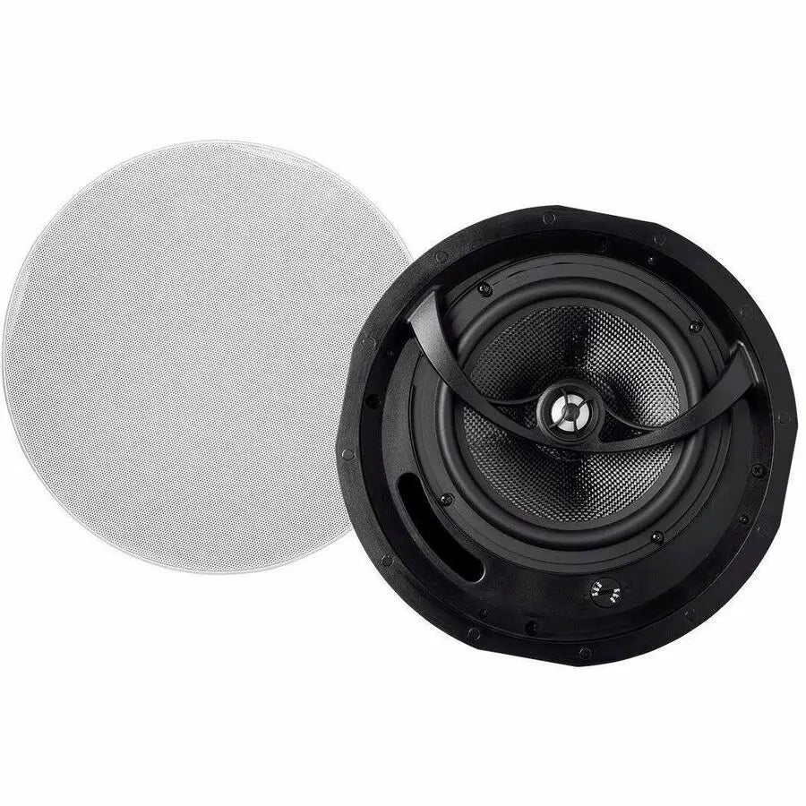 Monoprice Alpha 13683 8-Inch Carbon Fiber 2-Way In-Ceiling Speaker (Pair)