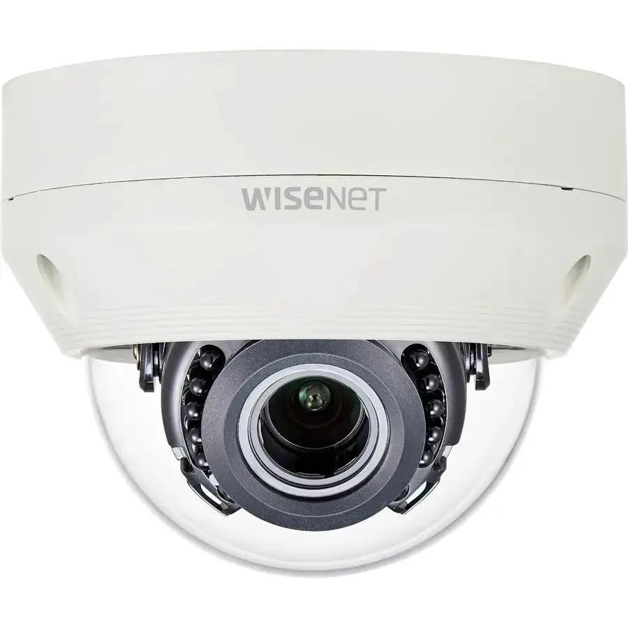 Wisenet HCV-6070R 2MP Indoor/Outdoor Full HD Dome Surveillance Camera with IR, Vandal Resistance, and Wide Dynamic Range by Hanwha Group