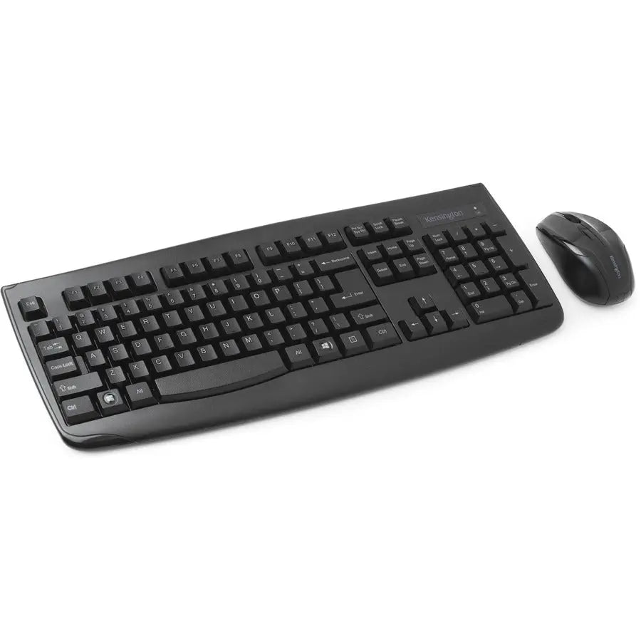 Kensington Keyboard for Life Wireless Desktop Set with Spill-Proof Protection and Ambidextrous Mouse