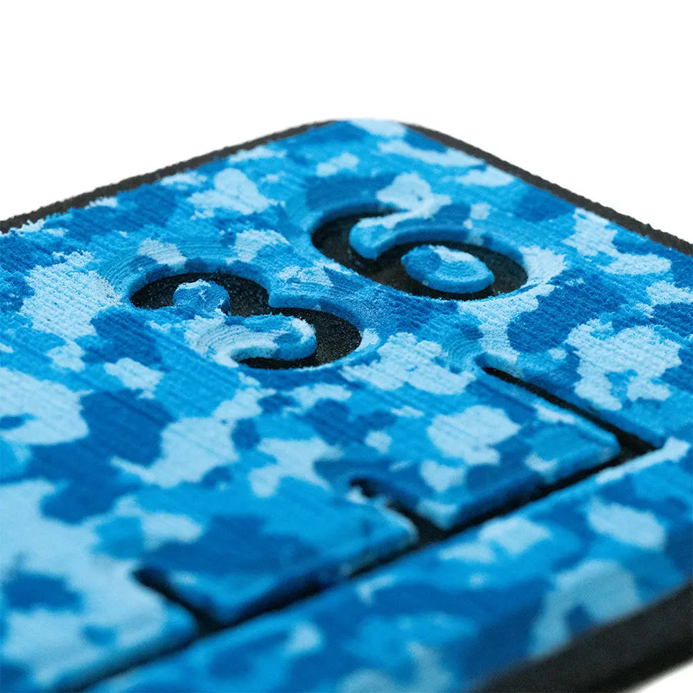SeaDek 36-Inch Routed Fish Ruler with Brushed Texture in Aqua Camo and Black