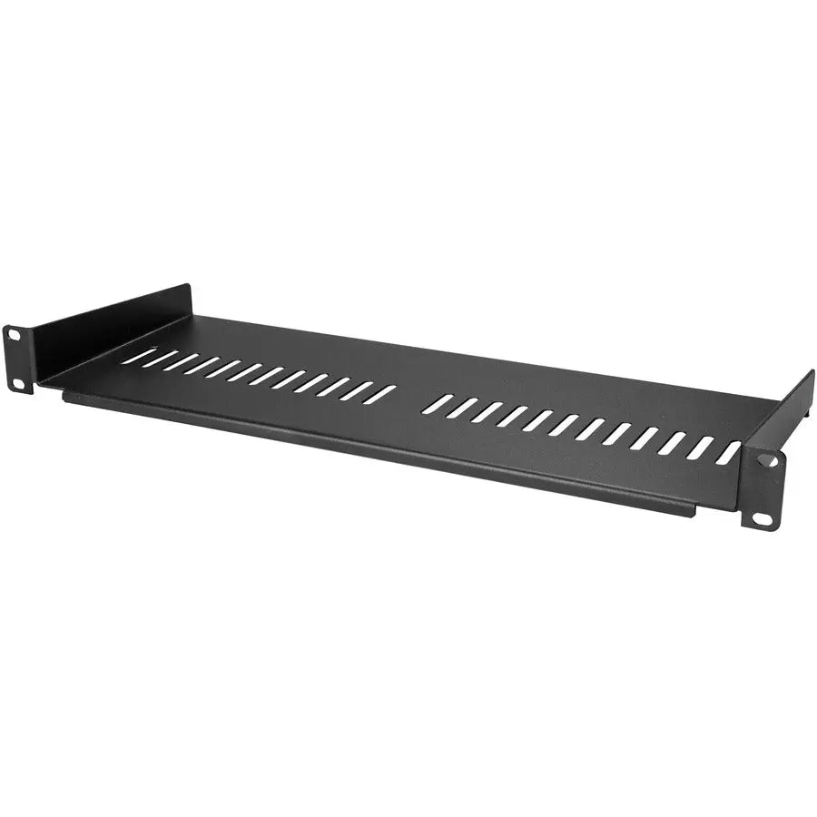 StarTech.com 1U Vented Server Rack Shelf - Fixed 7-Inch Deep Cantilever Rackmount Tray for 19-Inch Data, AV, and Network Cabinets