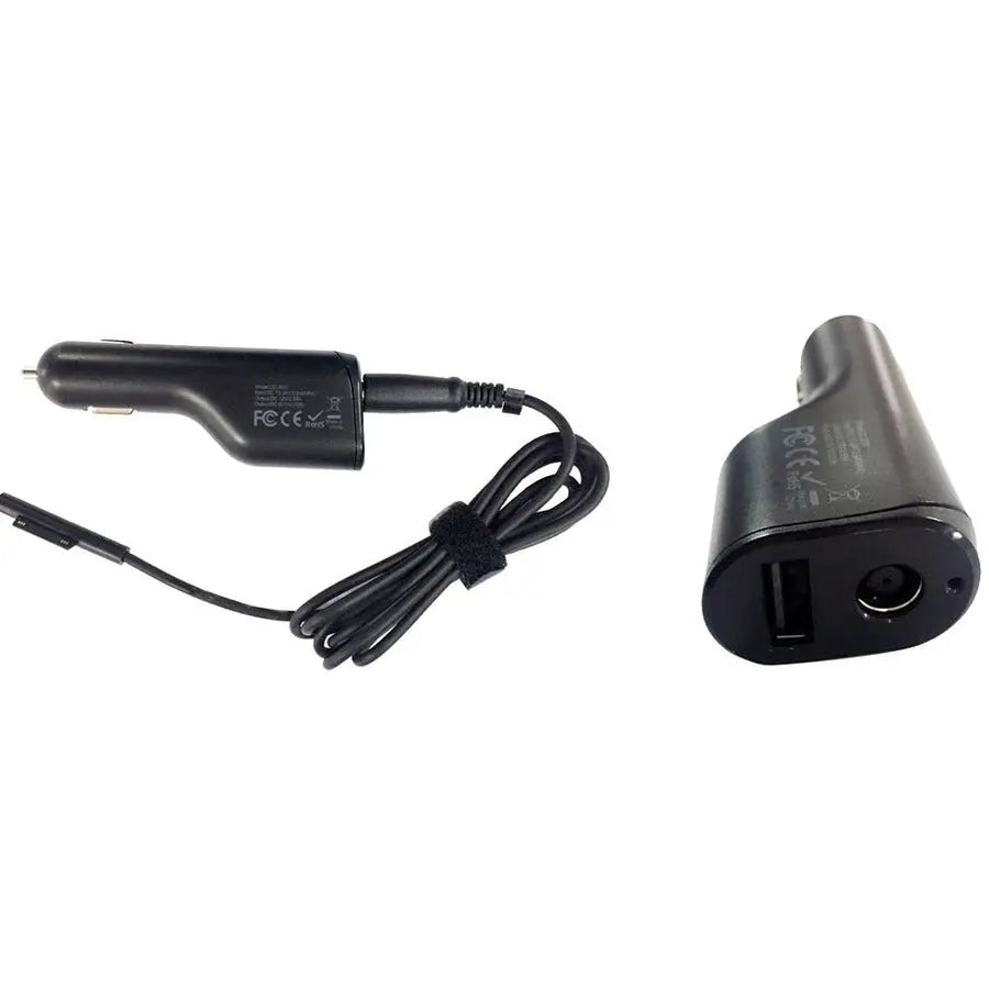 Axiom Portable 12V Charger for Microsoft Surface - RE2-12VCC-AX Auto Adapter with 30W Power Output