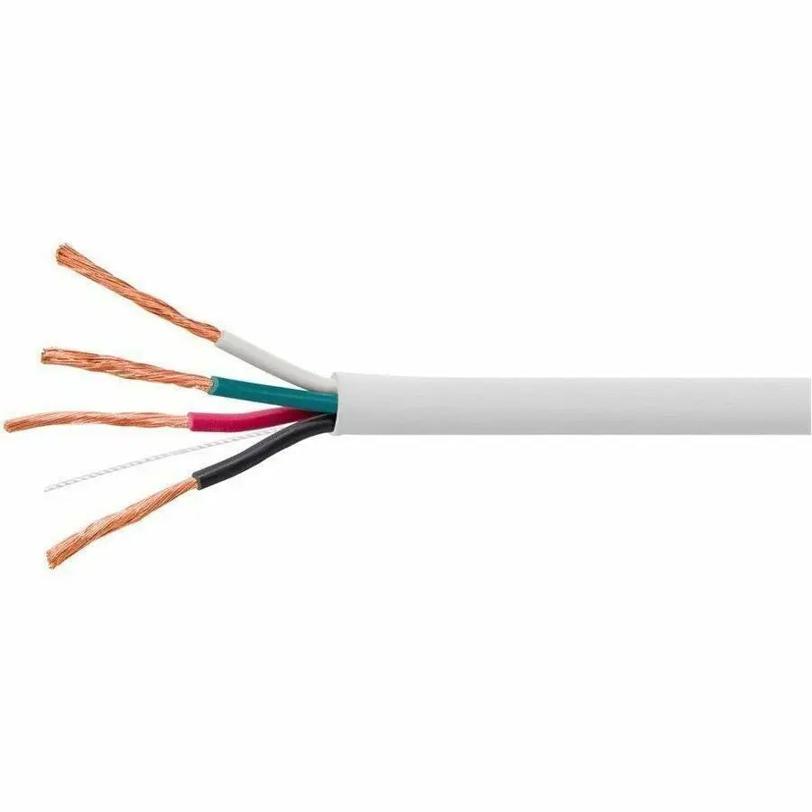 Monoprice 16AWG 4-Conductor Speaker Wire, CL2 Rated, 1000ft – White