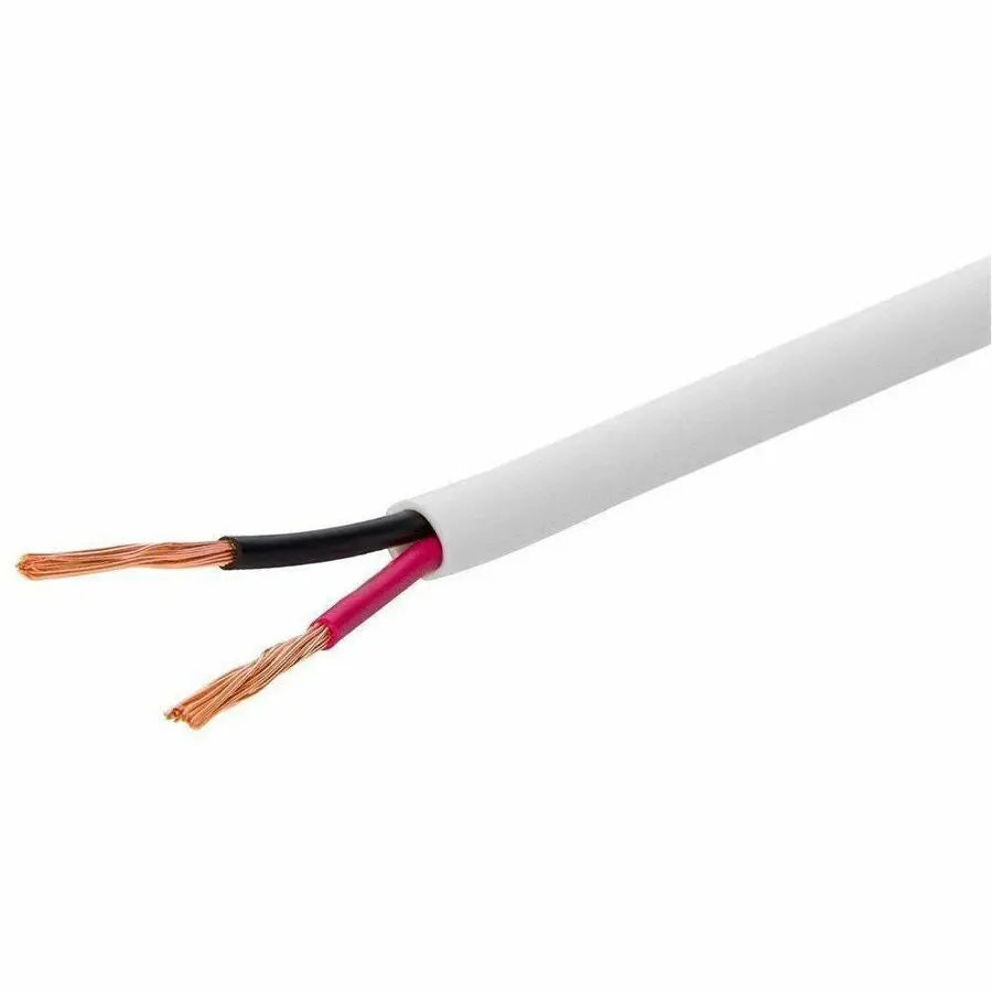 Monoprice 12AWG White Speaker Wire, CL2 Rated, 1000ft - High-Quality Pure Bare Copper Audio Cable for Residential Use