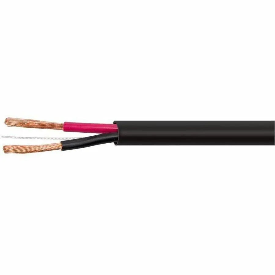 Monoprice 16177 Plenum Rated 12AWG Speaker Wire, 1000 ft – Black