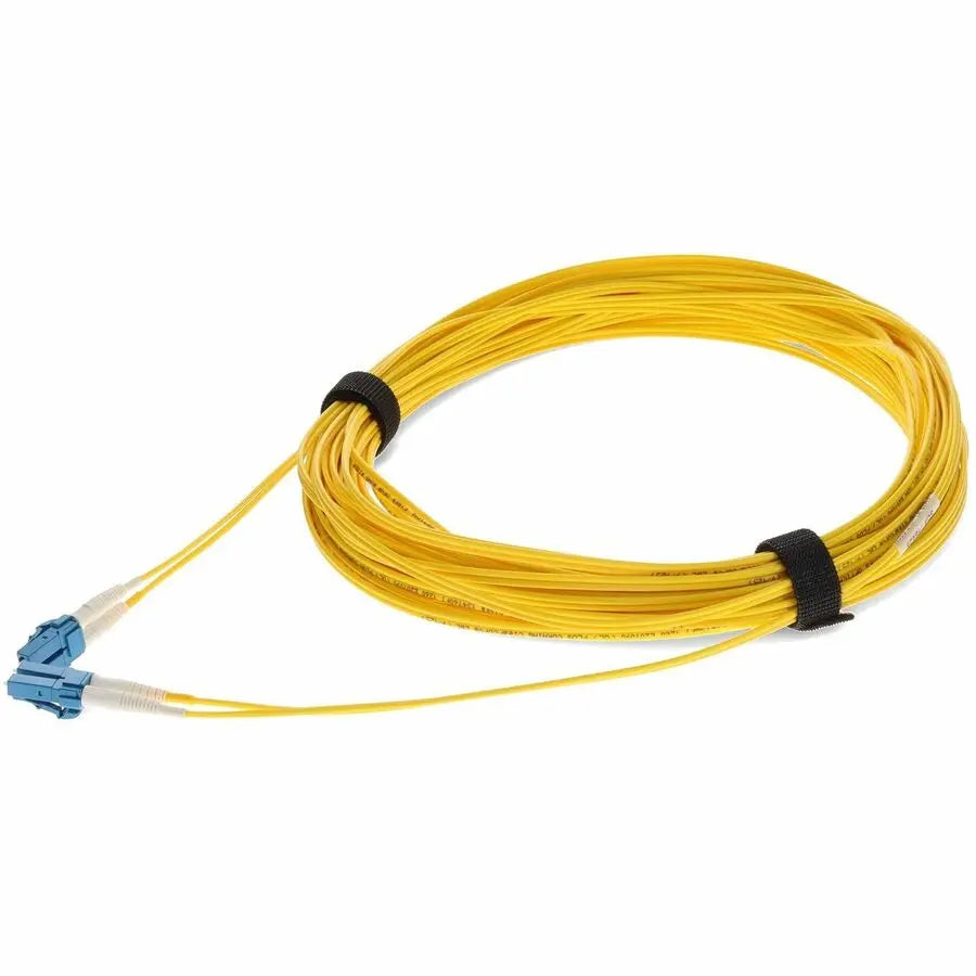 AddOn 21m LC to LC Yellow OS2 Duplex Riser-Rated Fiber Patch Cable
