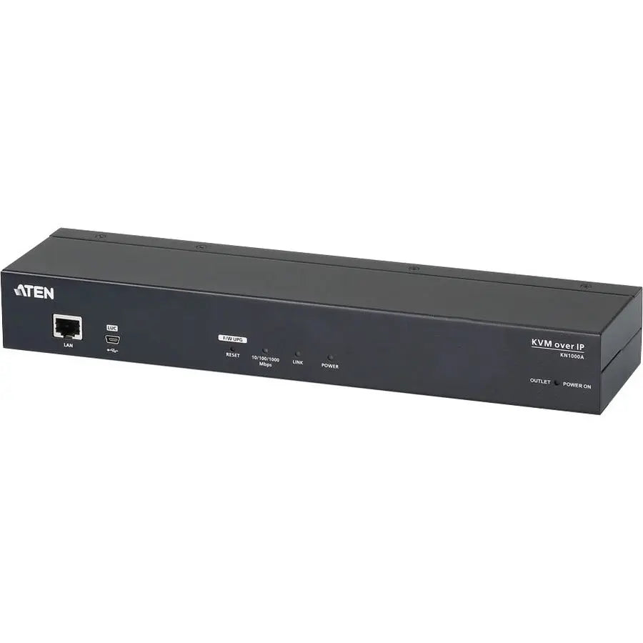 ATEN Technologies KN1000A Single Port KVM over IP Switch - Remote Console and Power Management for Multi-Server Environments