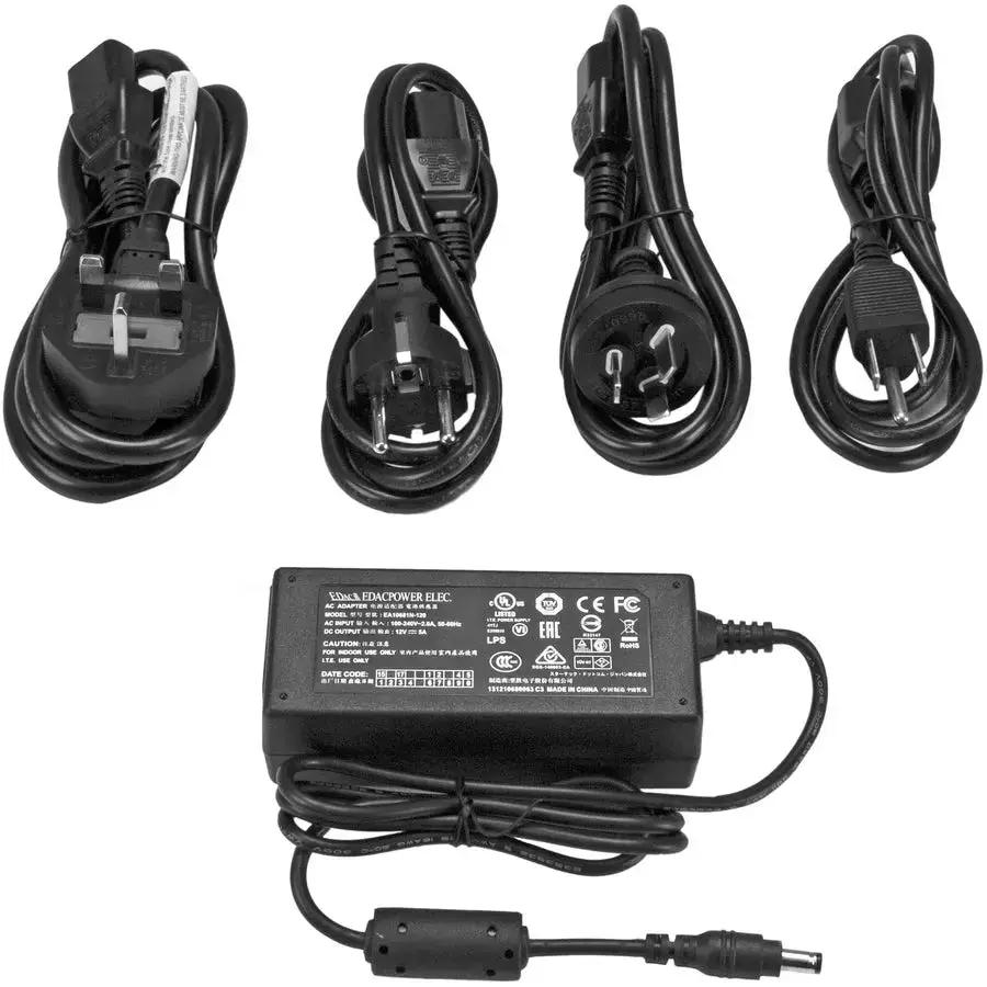 StarTech.com Replacement 12V 5A DC Power Adapter SVA12M5NA for Electronics by STARTECH.COM