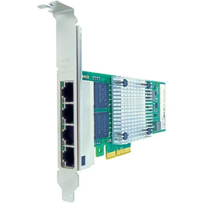 Axiom Dell Gigabit Ethernet Card (Part #540-BBHB-AX) with Quad Ports and PCIe 2.1 x4 Interface by AXIOM