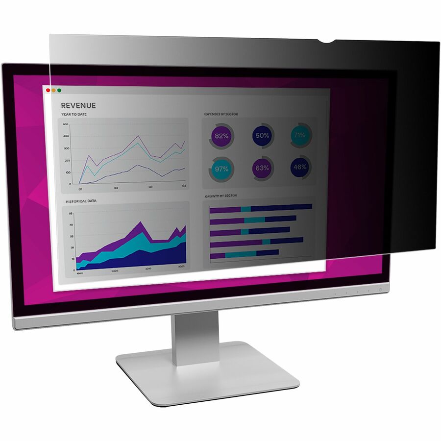 3M High Clarity Privacy Filter for Apple iMac 27-inch, 16:9 - HCMAP002, Black Glossy